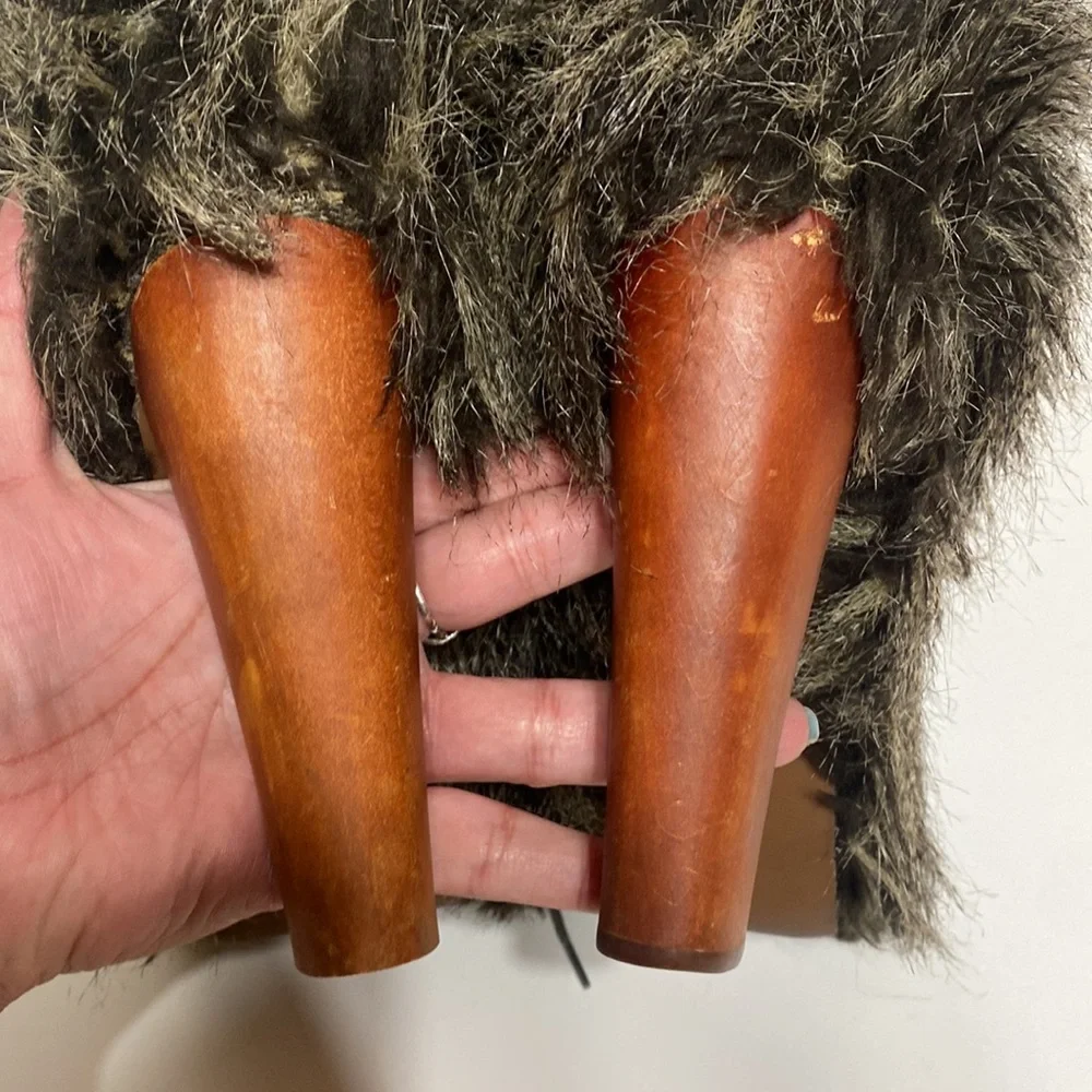 Rare Limited Edition Lita - Shag Jeffrey Campbell Faux Fur Booties in Ta… - Picture 6 of 17